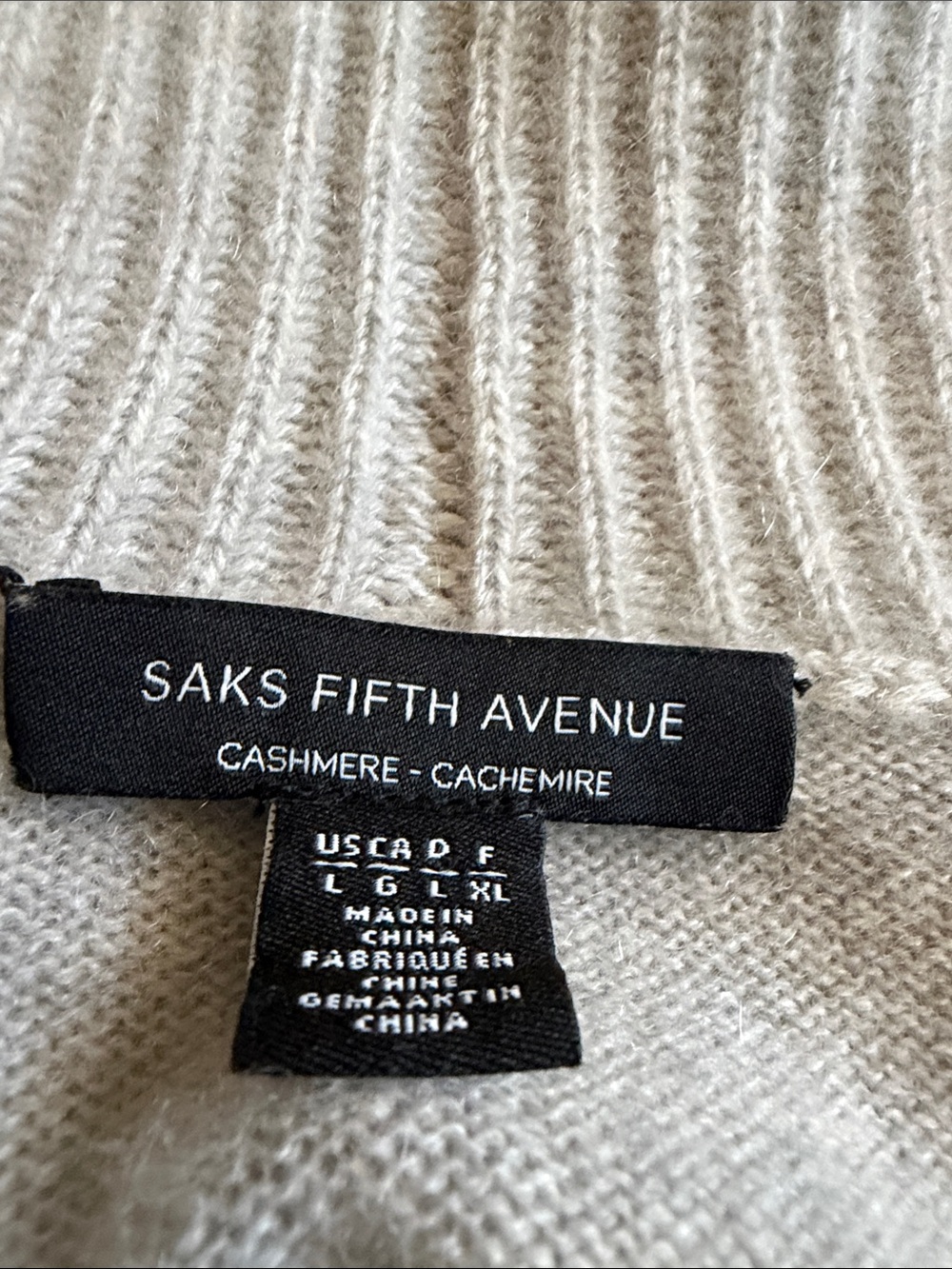 Saks Fifth Avenue Cashmere Sweater - Picture 8 of 8